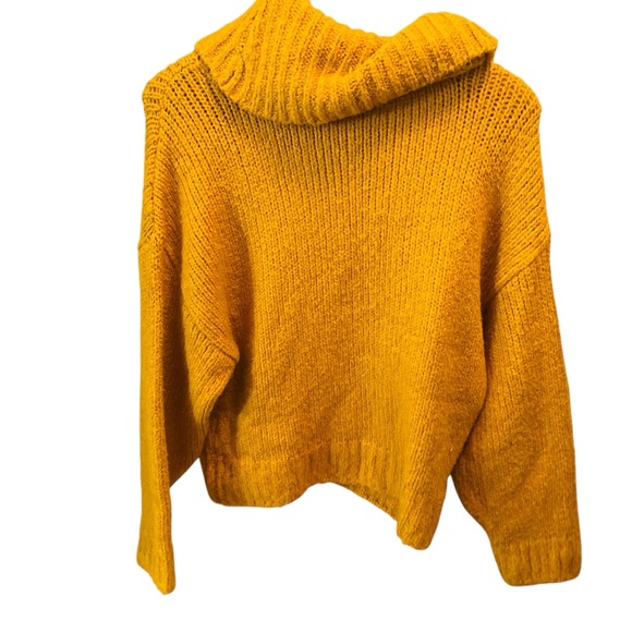 Anthropologie Pilcro Cowl Neck Sweater In Golden Rod - Picture 5 of 8